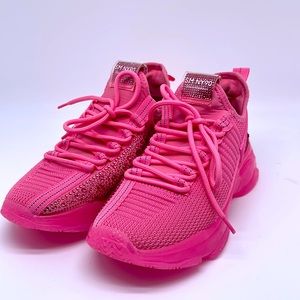 Steve Madden Women's Maxima Sneaker - Hot Pink